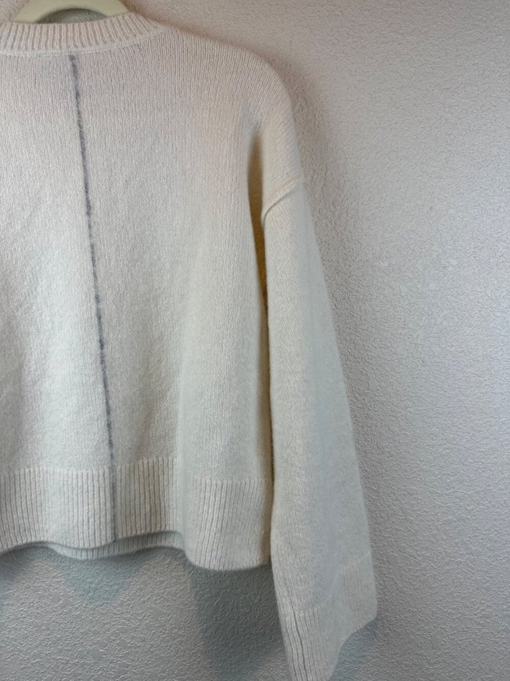 Sweaty Betty Cream Knit Sweater XS Wool Alpaca Blend Cozy Minimalist - Picture 12 of 13